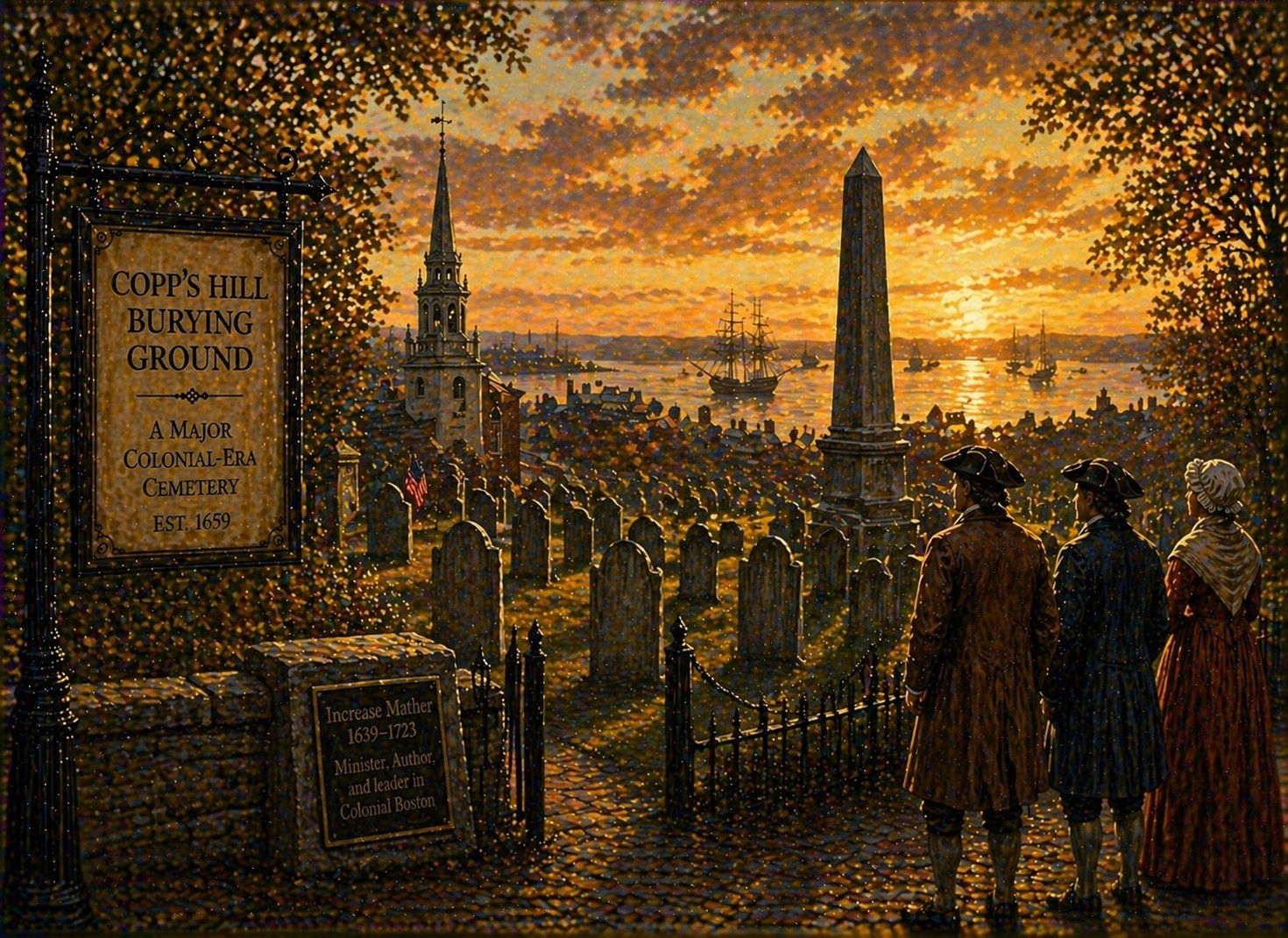 Freedom Trail Boston - Copp's Hill Burying Ground