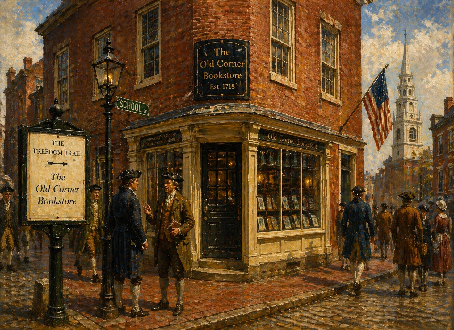 Freedom Trail Boston - Old Corner Bookstore